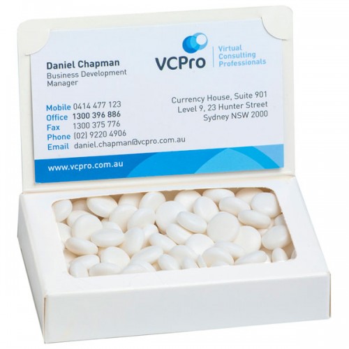 Bizcard Box with Chewy Mints 50g