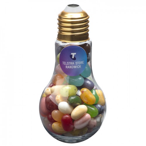 Light Bulb with JELLY BELLY Jelly Beans 100g