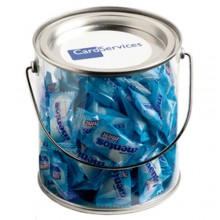 BIG PVC BUCKET WITH MENTOS 350G (approx. 125 lollies)