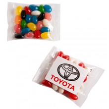 MINI JELLY BEAN BAGS 25G (Mixed or Corporate Colours)